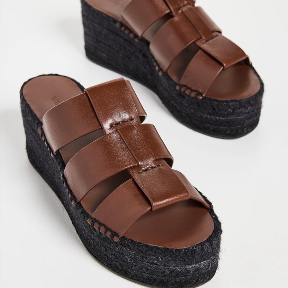 Vince wedge slides size 7